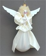 Angel with Horn in White